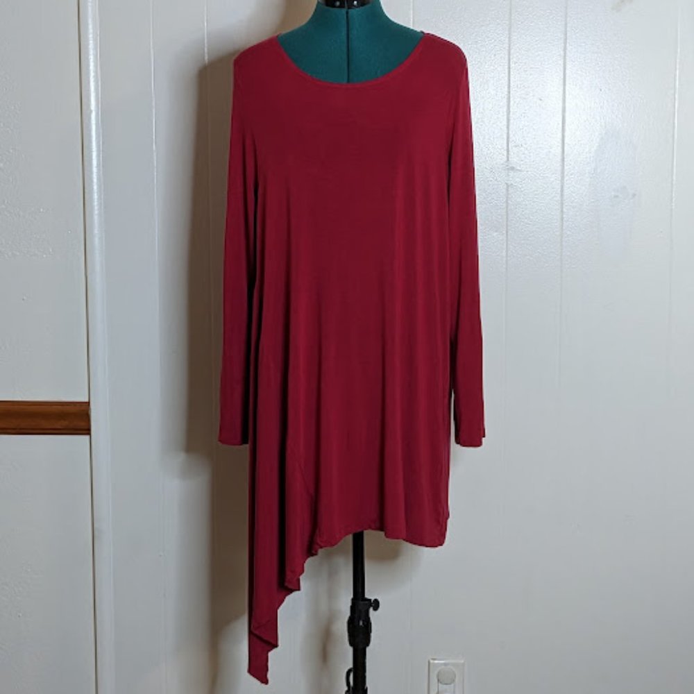 Bryn Walker Asymmetric Hem Dress. Size L.